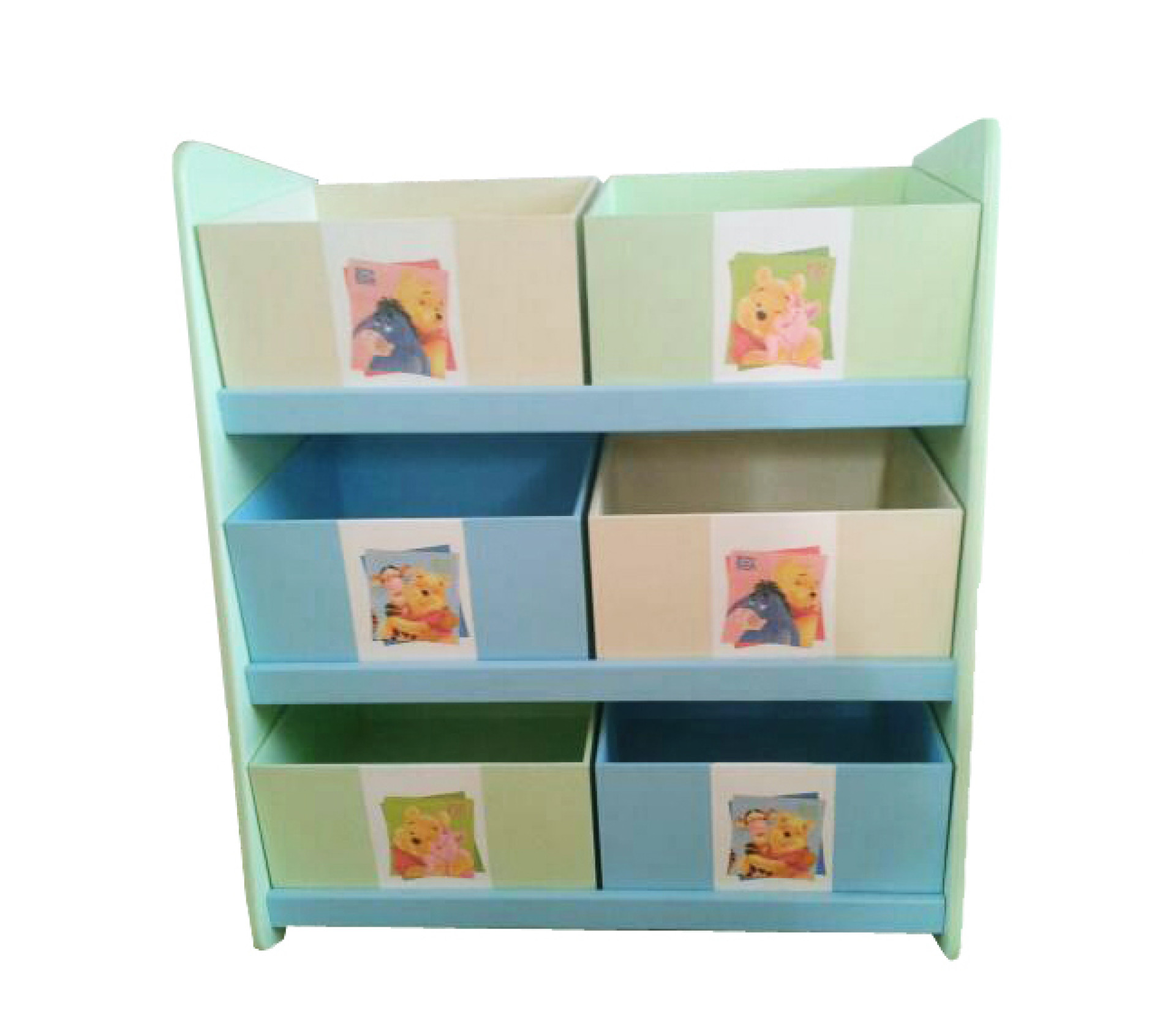 Predalnik Medvedek Pu (zeleno-modra-bež)