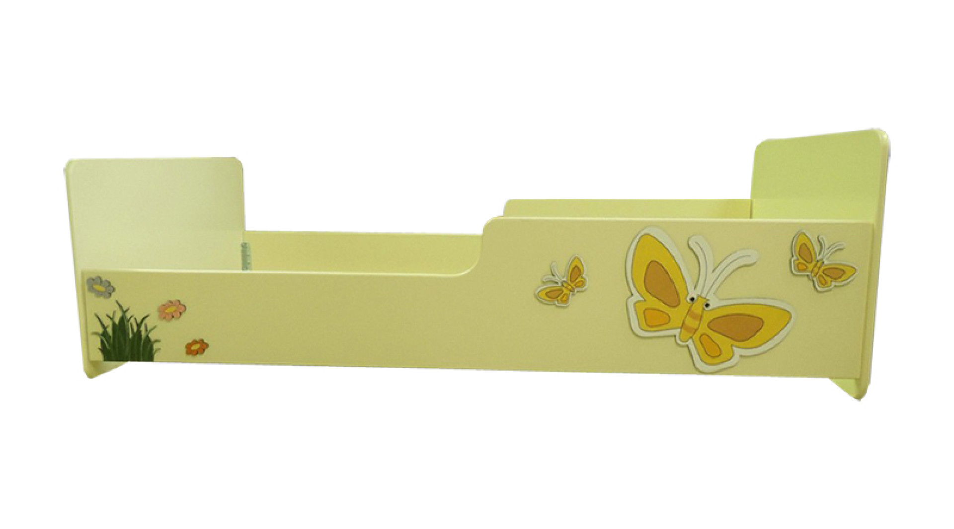 Otroška posteljica METULJČKI (rumena)