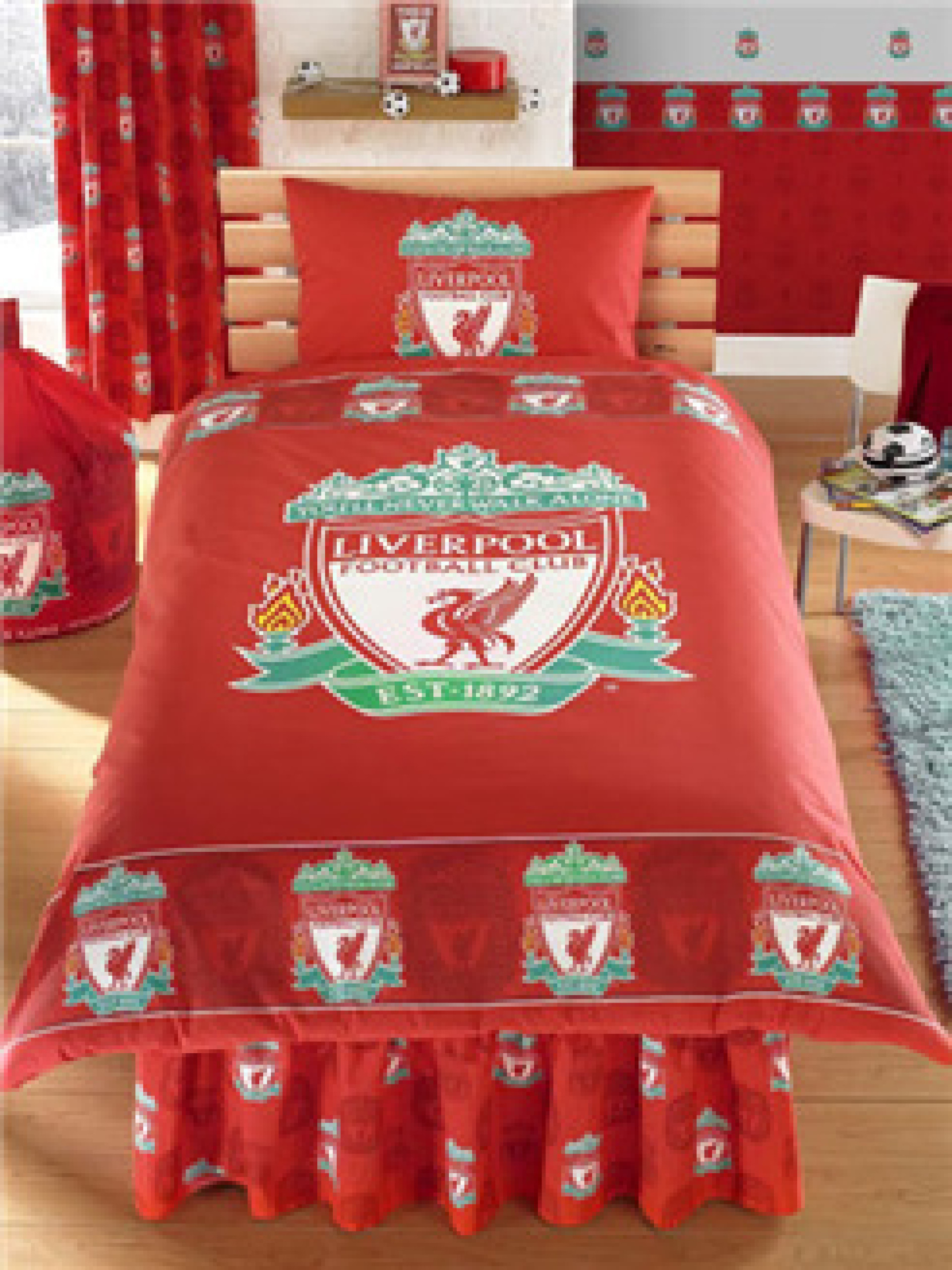 Nogometna posteljnina FC Liverpool "Stipple Single Duvet"