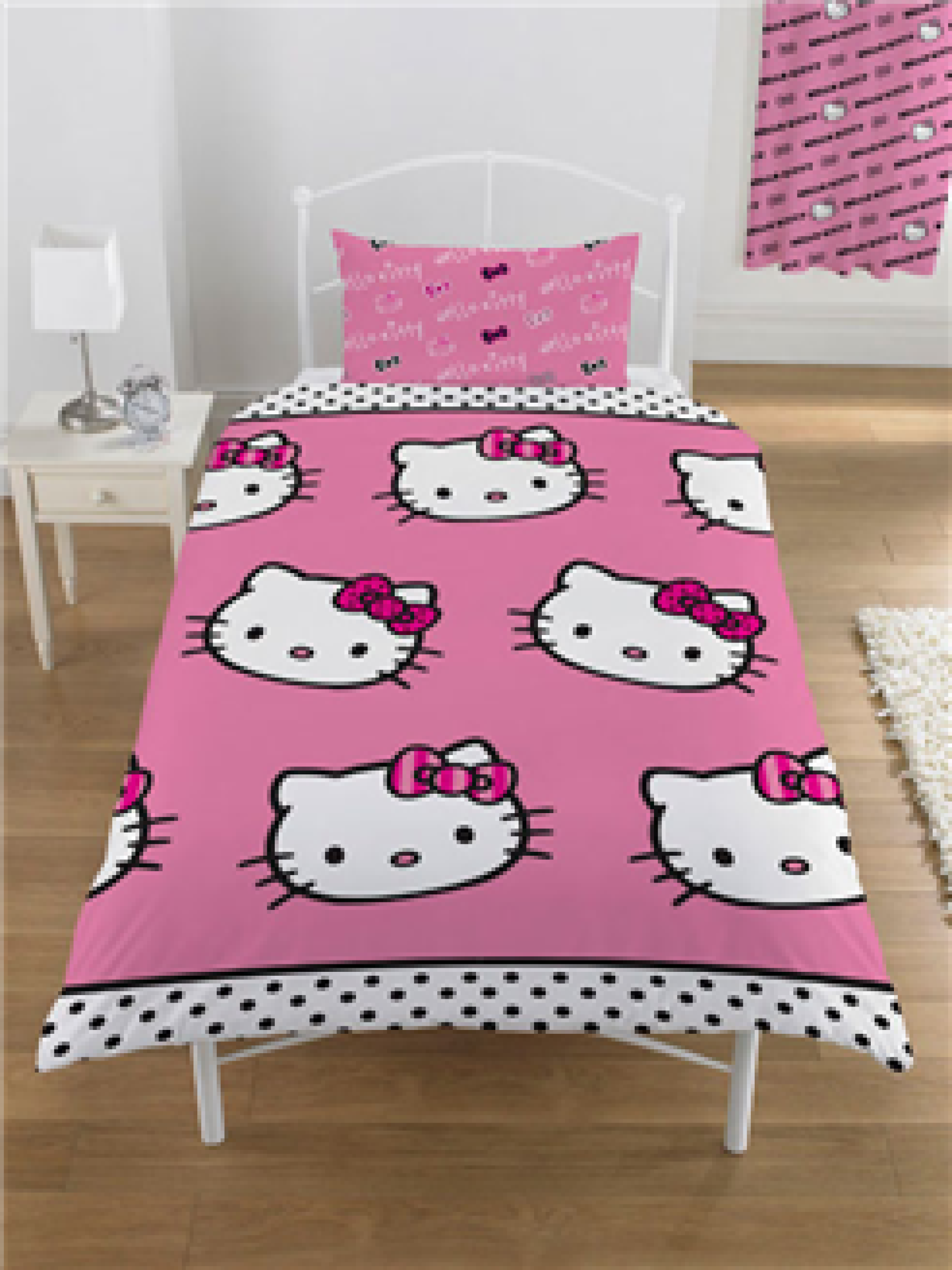 Otroška posteljnina  Hello Kitty "Stripe" Single