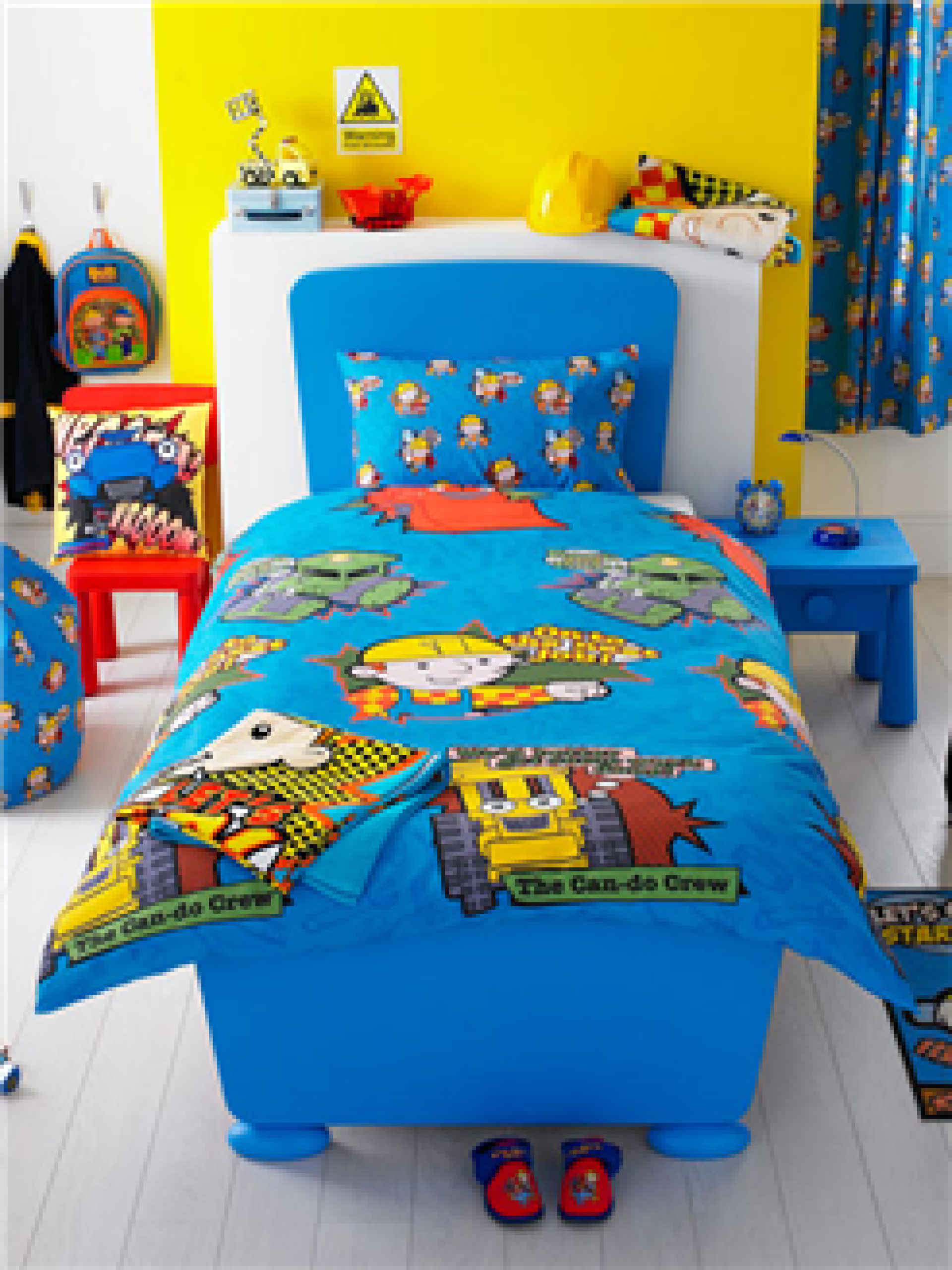 Otroška posteljnina Mojster Miha  "Can Do Crew" Single