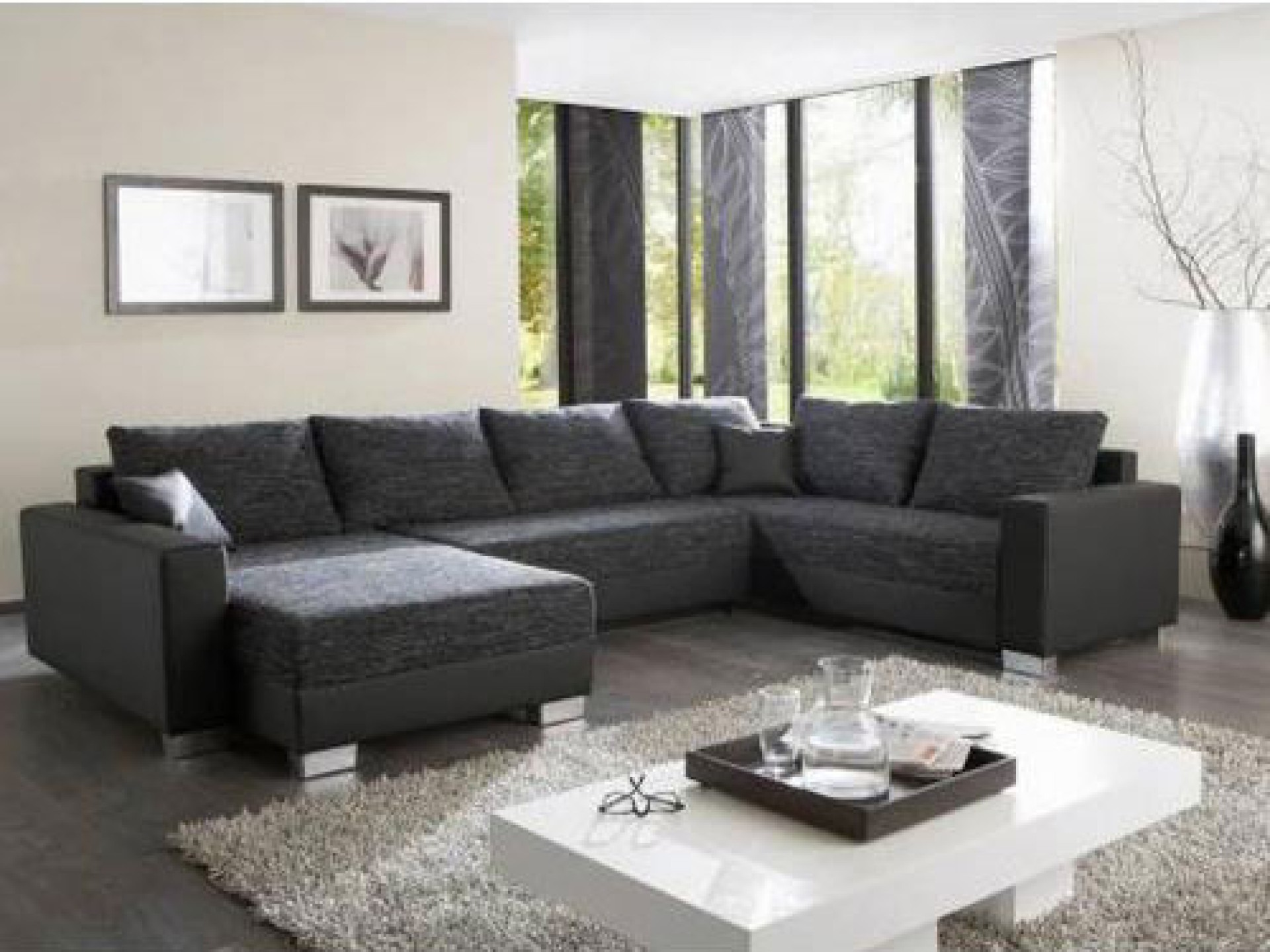 Kotna sedežna ABBY-SE (črna)