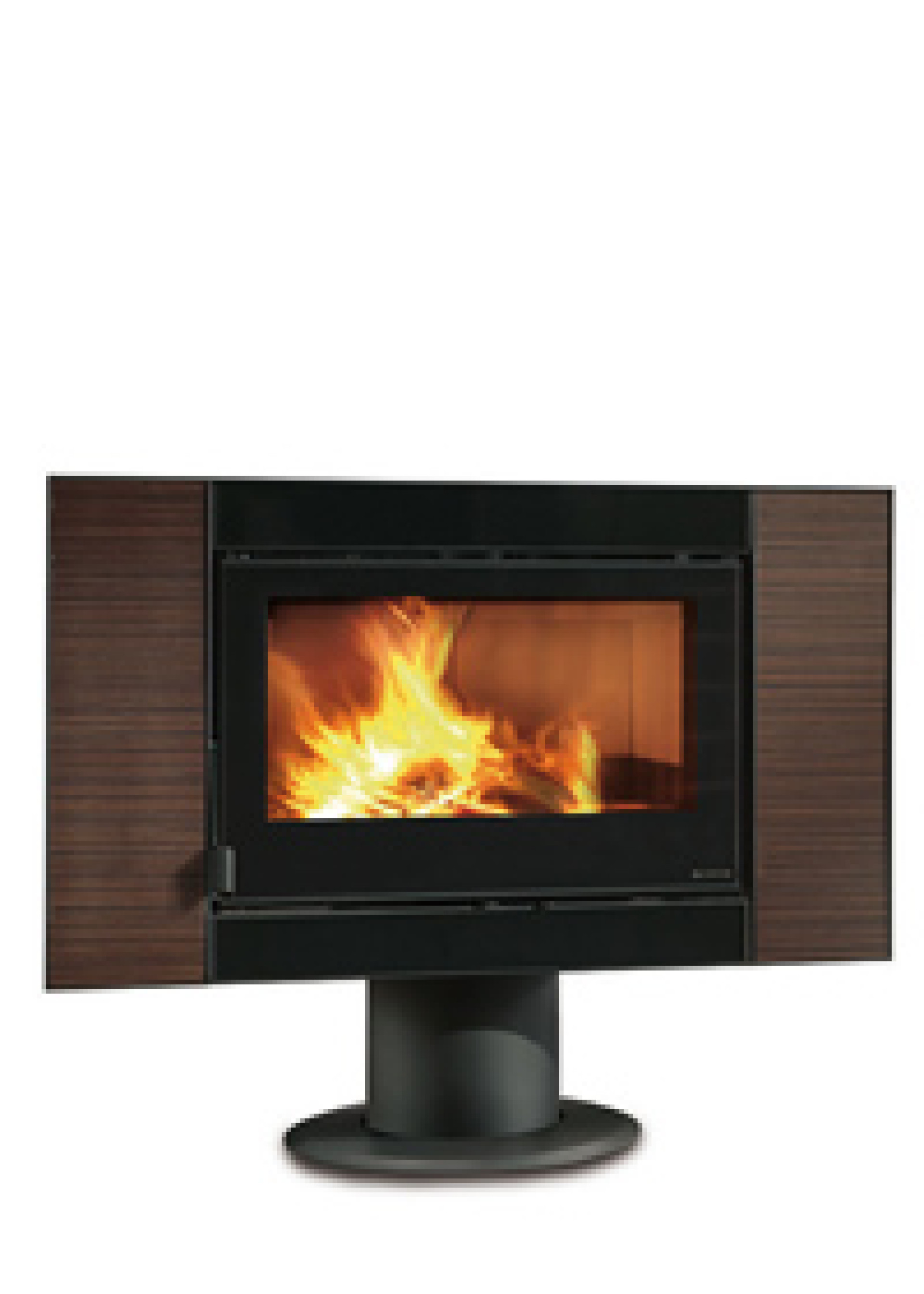 Kamin La Nordica CARILLON 16:9 (Zebrano,Wenge) -Temen hrast