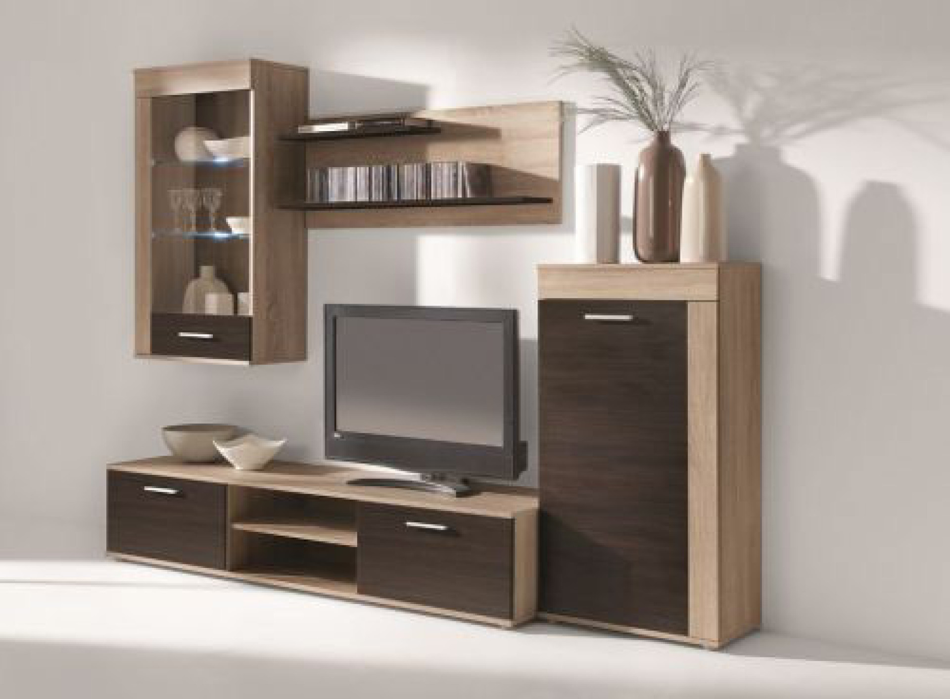 Dnevni regal VITO (hrast-wenge)