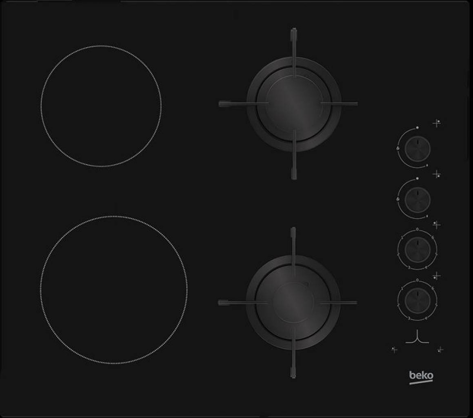 BEKO HILM64120S kombinirana kuhalna plošča