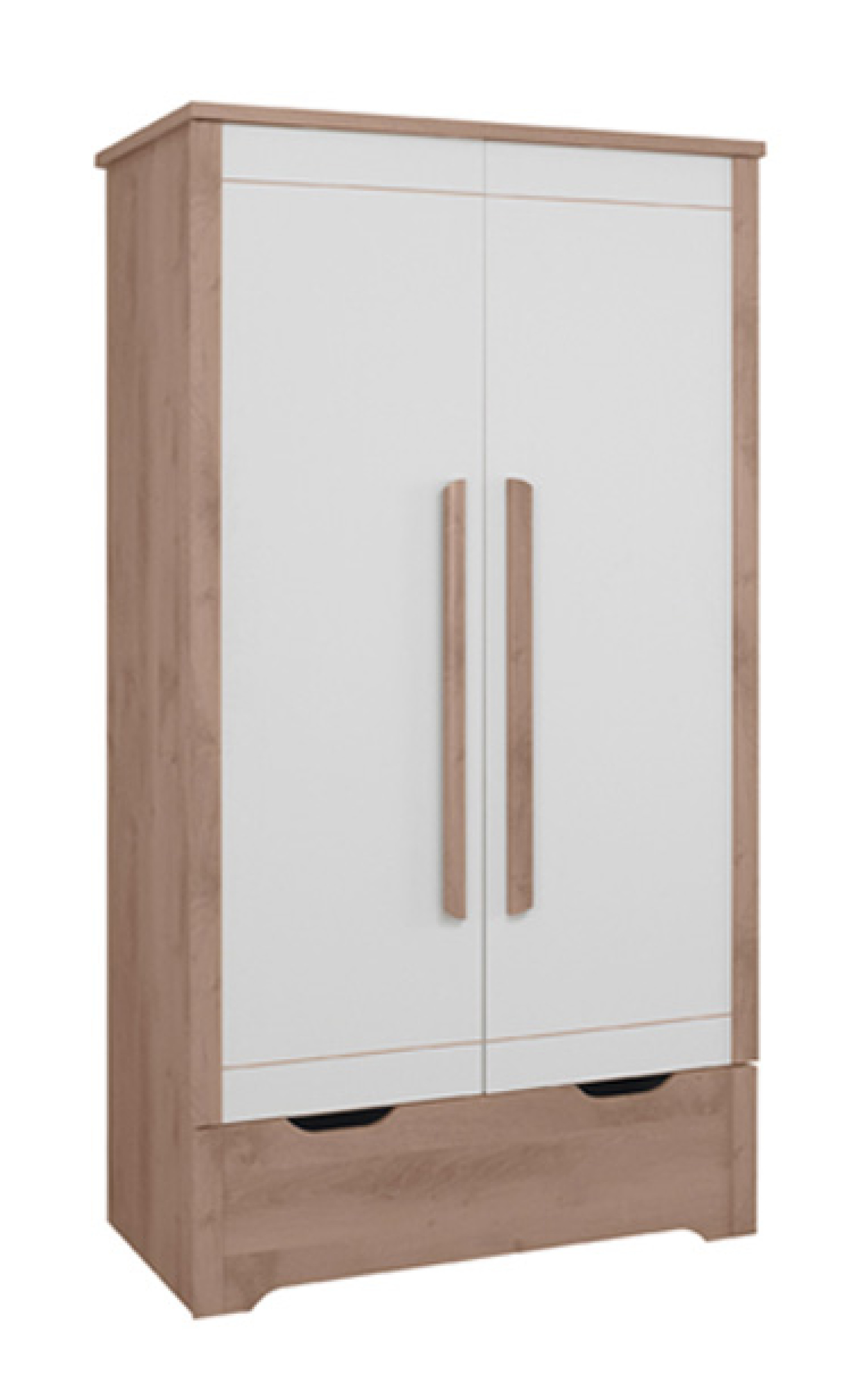 Dvodelna omara Kirsten, dimenzije 106x193x59 cm