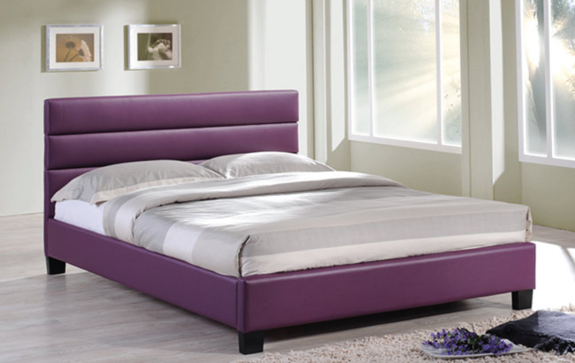 Postelja LOLITA EKO usnje (slika je simbolična).