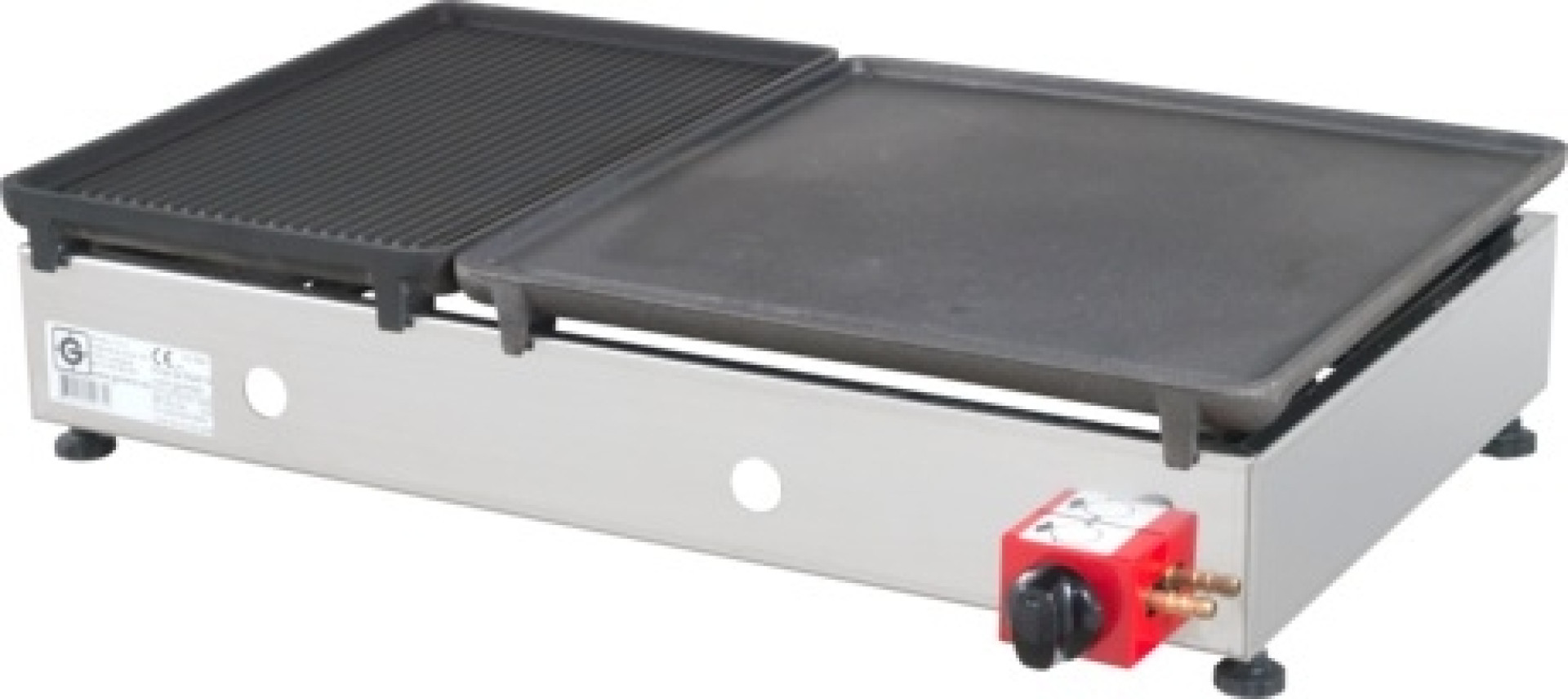 Plinski žar Gorenc, 65 x 40, litoželezna plošča, en gorilnik, brez nog