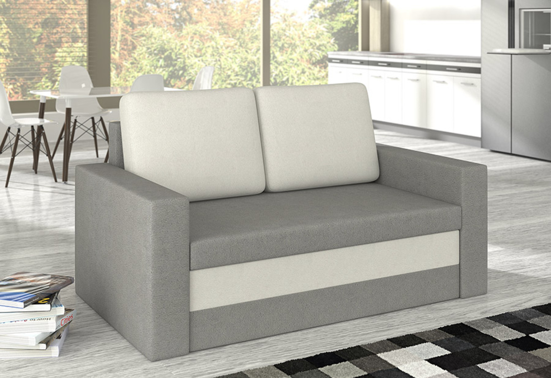 Multifunkcijski kavč Wave-Siva - RAZPRODAJA