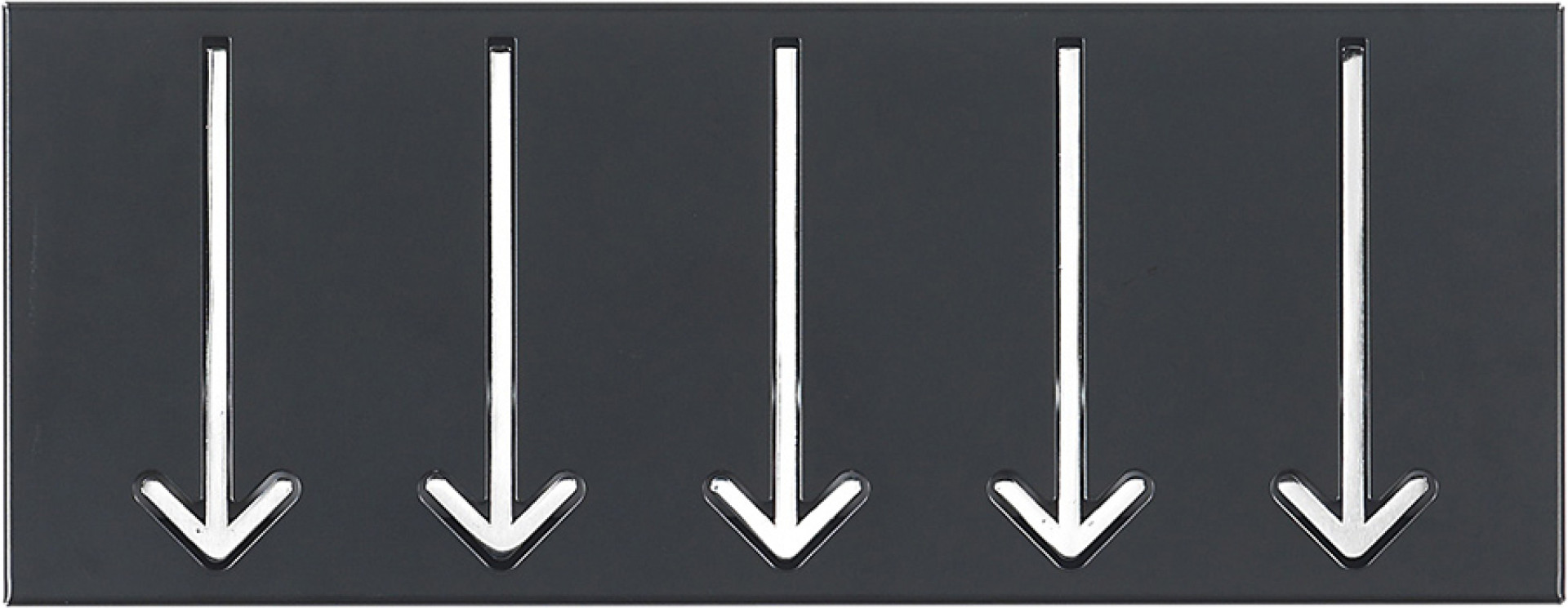 Obešalnik ARROW 5 - črna