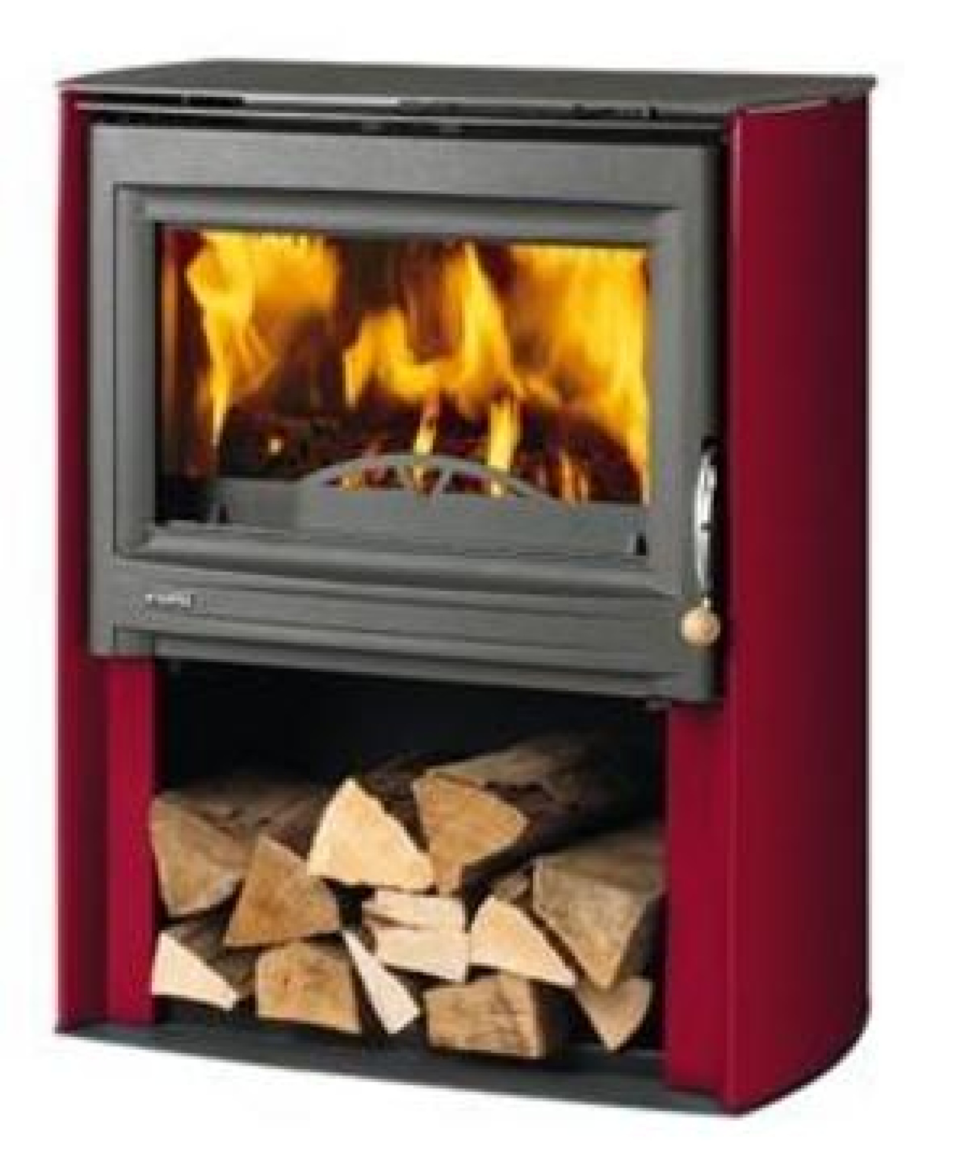 Kaminska peč Supra ORLANDO 2-Bordo rdeča