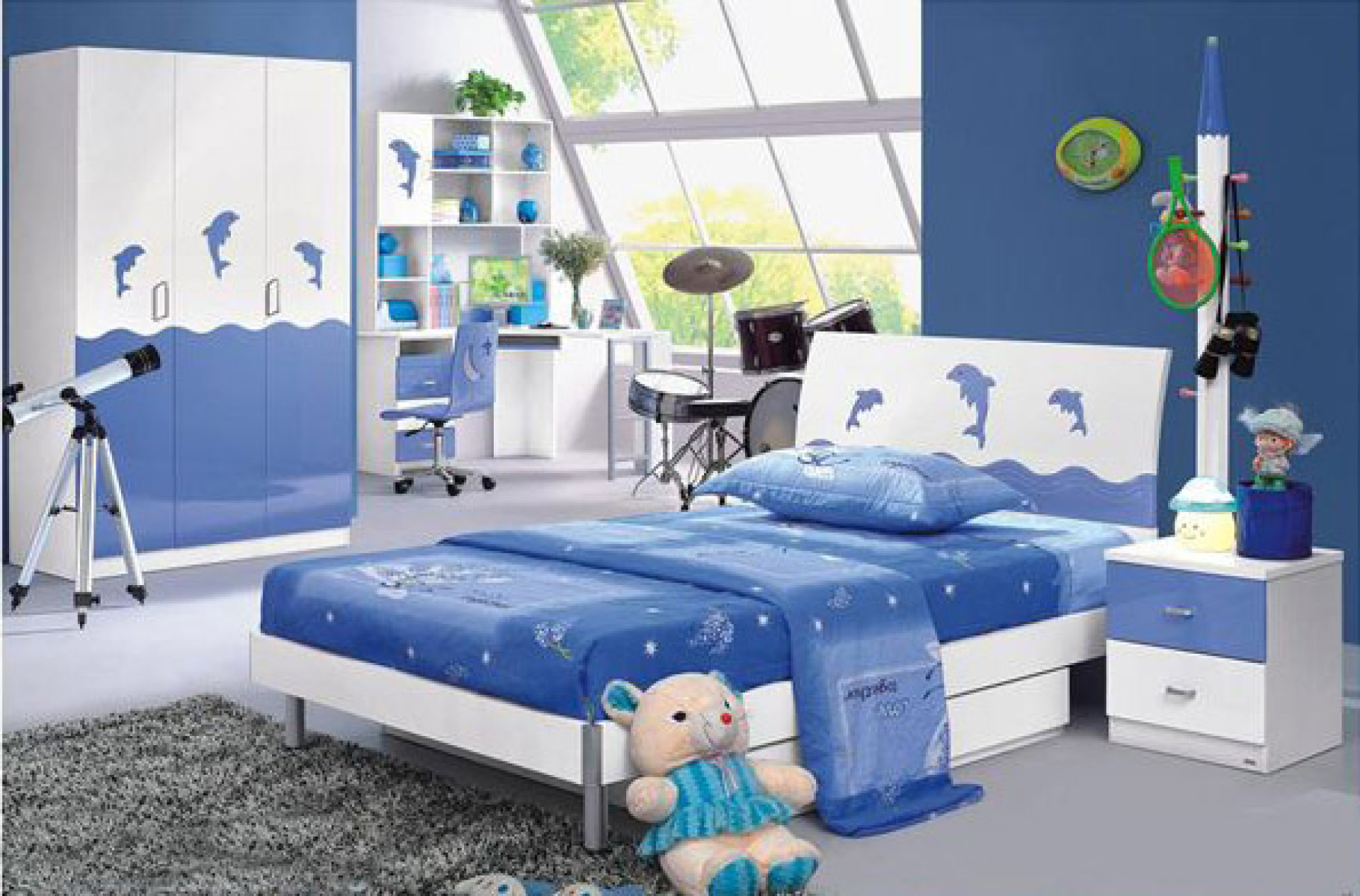 Otroška soba DELFIN (slika je simbolična)