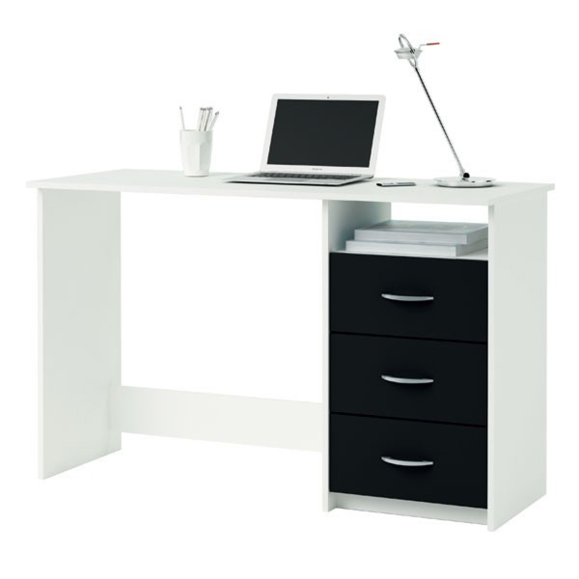 Pisalna miza ARISTOTE-Bela-črna - RAZPRODAJA