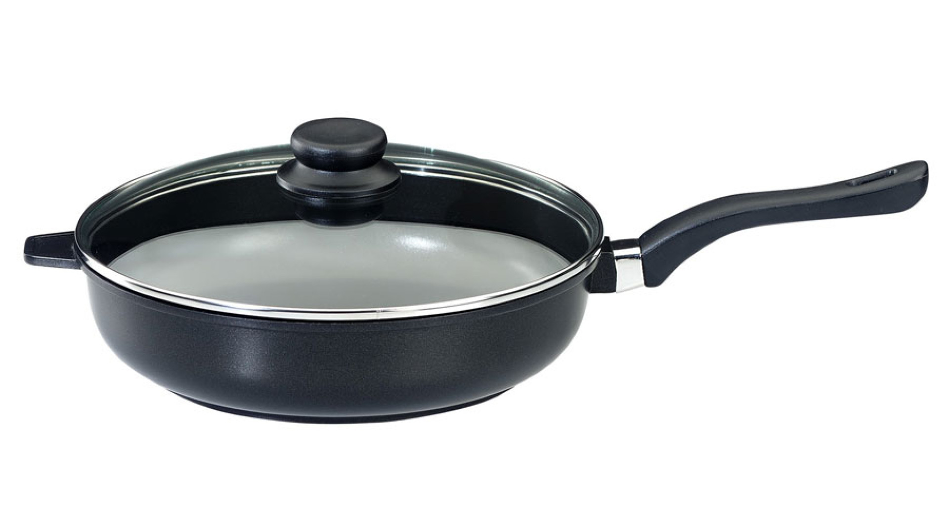 Ponev Alutherm Guss 28 cm s steklenim pokrovom