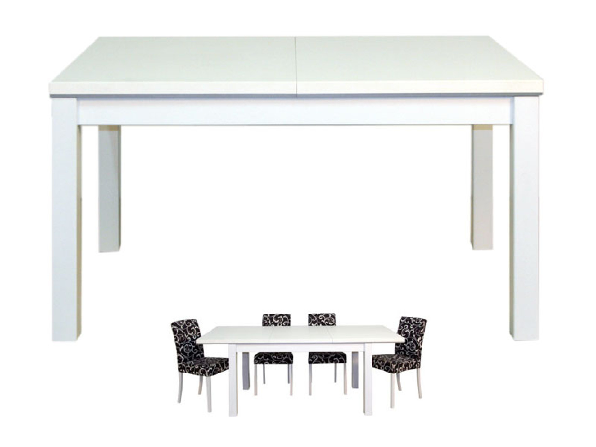 Jedilna miza PORTO - 140 cm (bela)