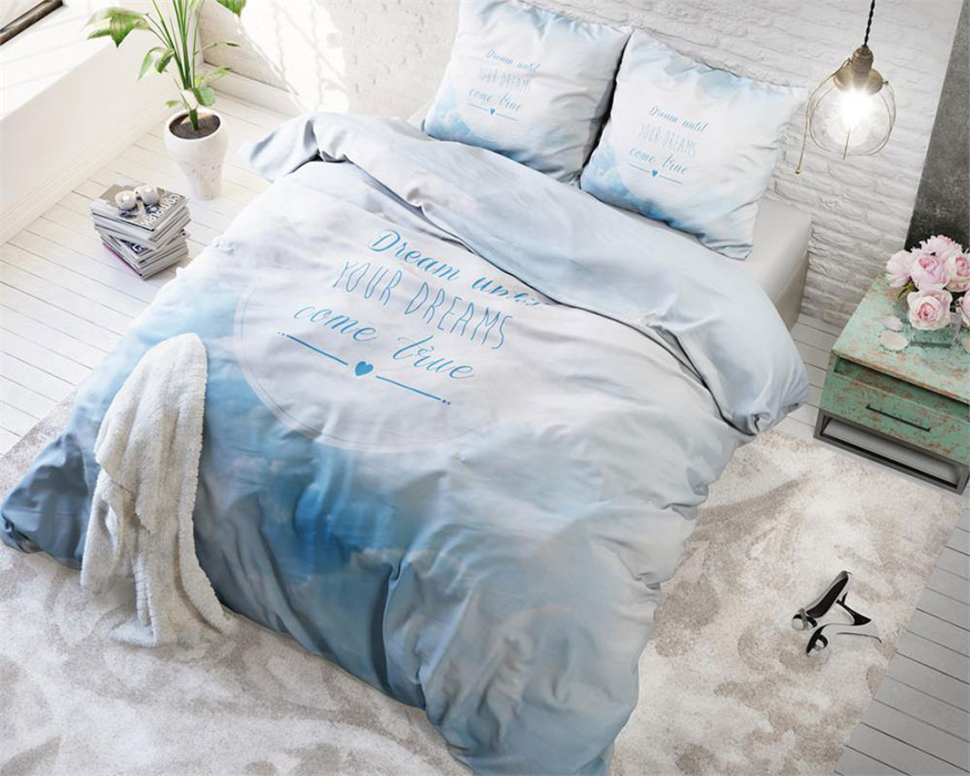 Posteljnina DREAM BLUE