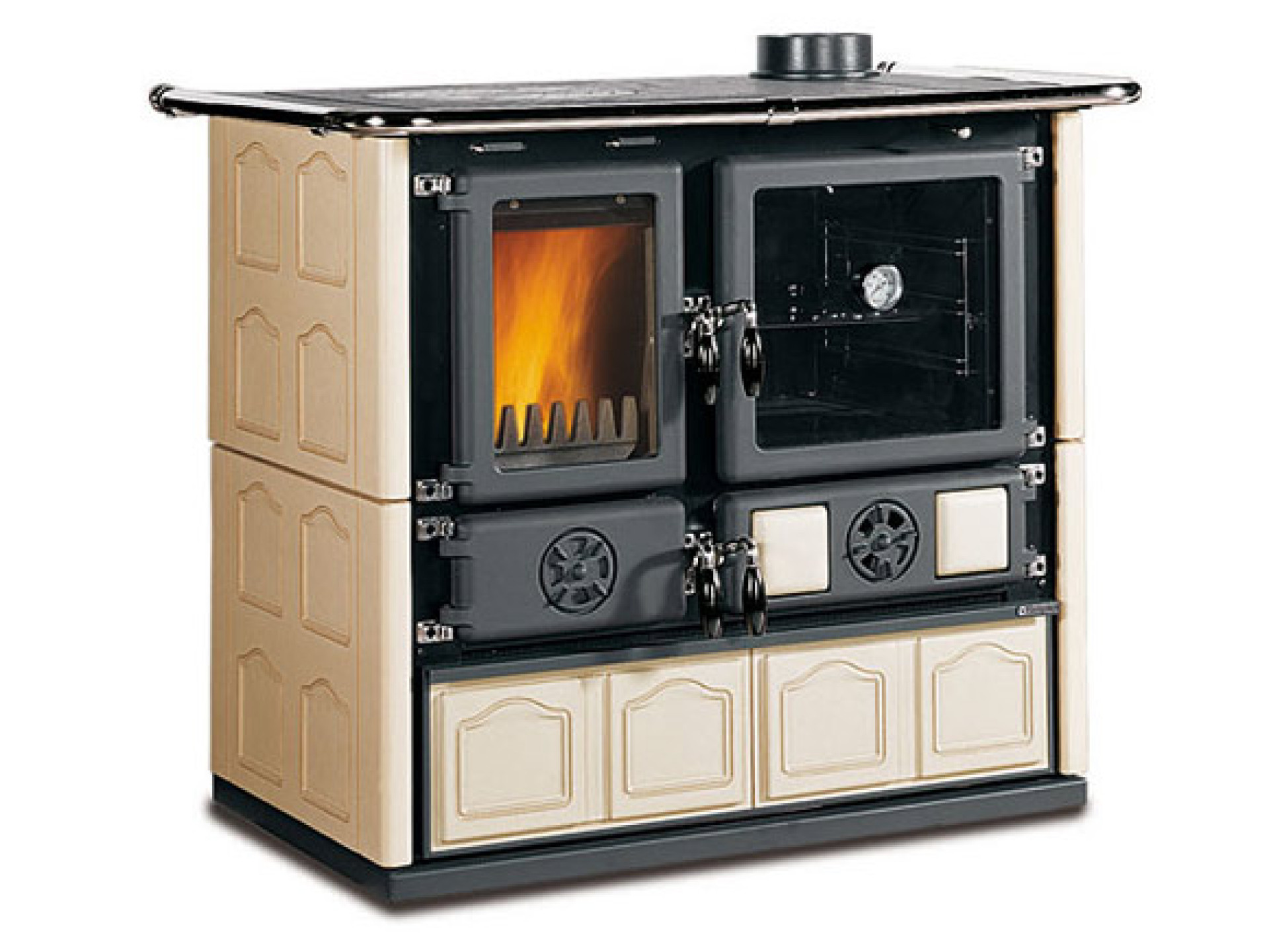 Kamin La Nordica ROSA MAIOLICA (več barv)-Bež