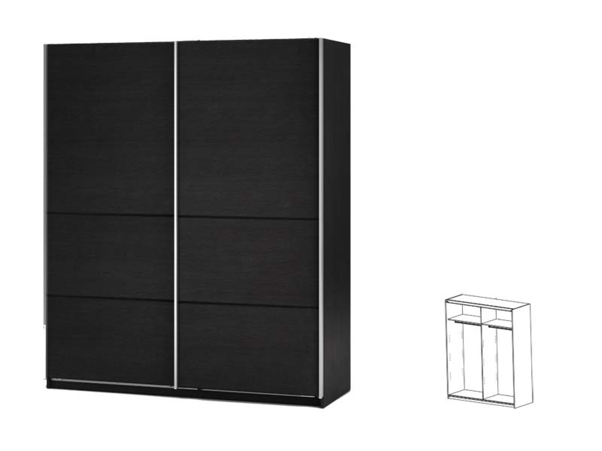 Drsna omara SENSAS (wenge)