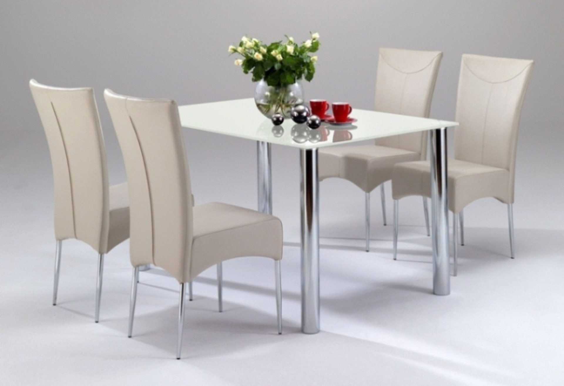 Steklena jedilna miza MELODIE