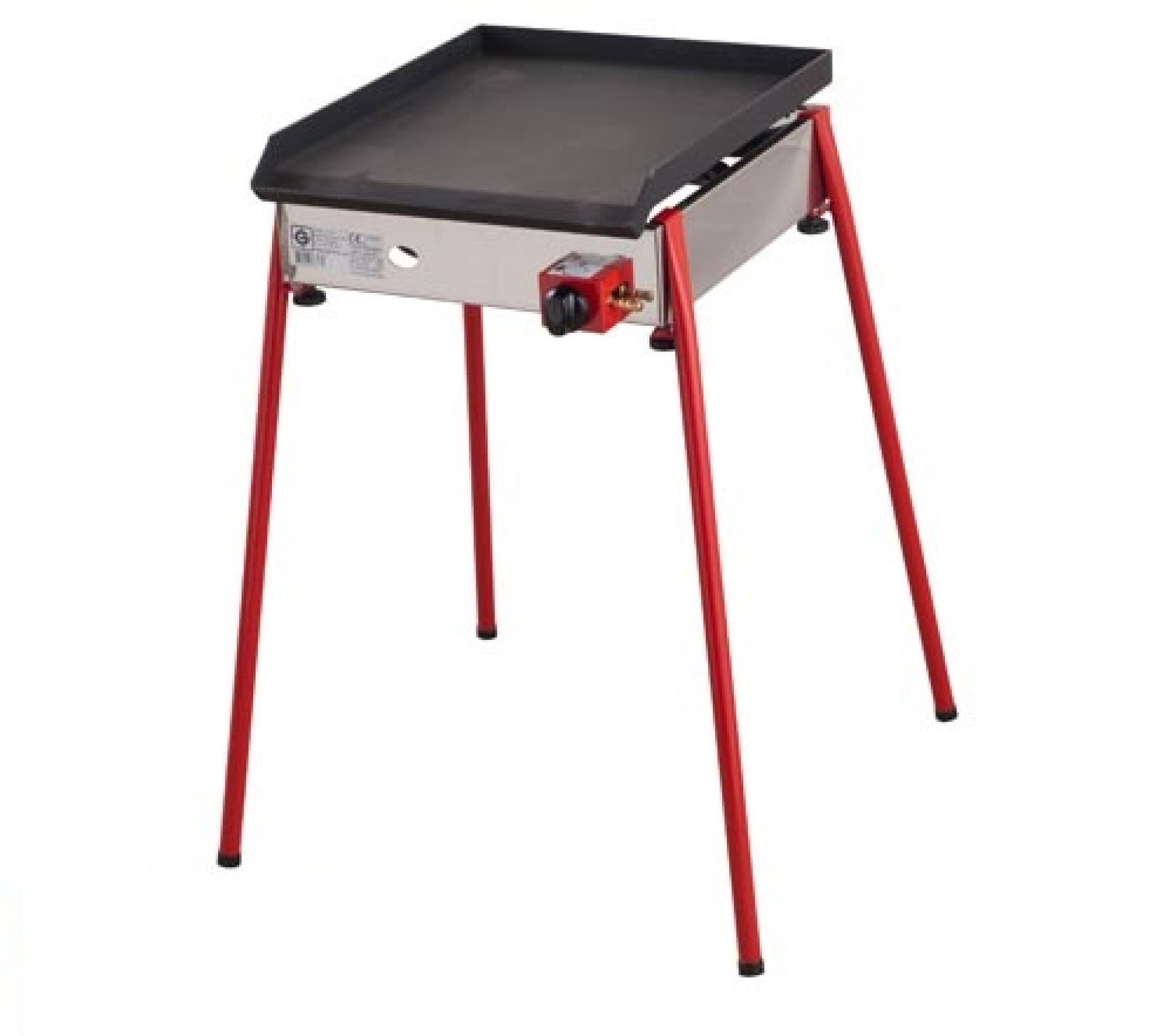 Plinski žar Gorenc, 40 x 40, Fe plošča, z nogami