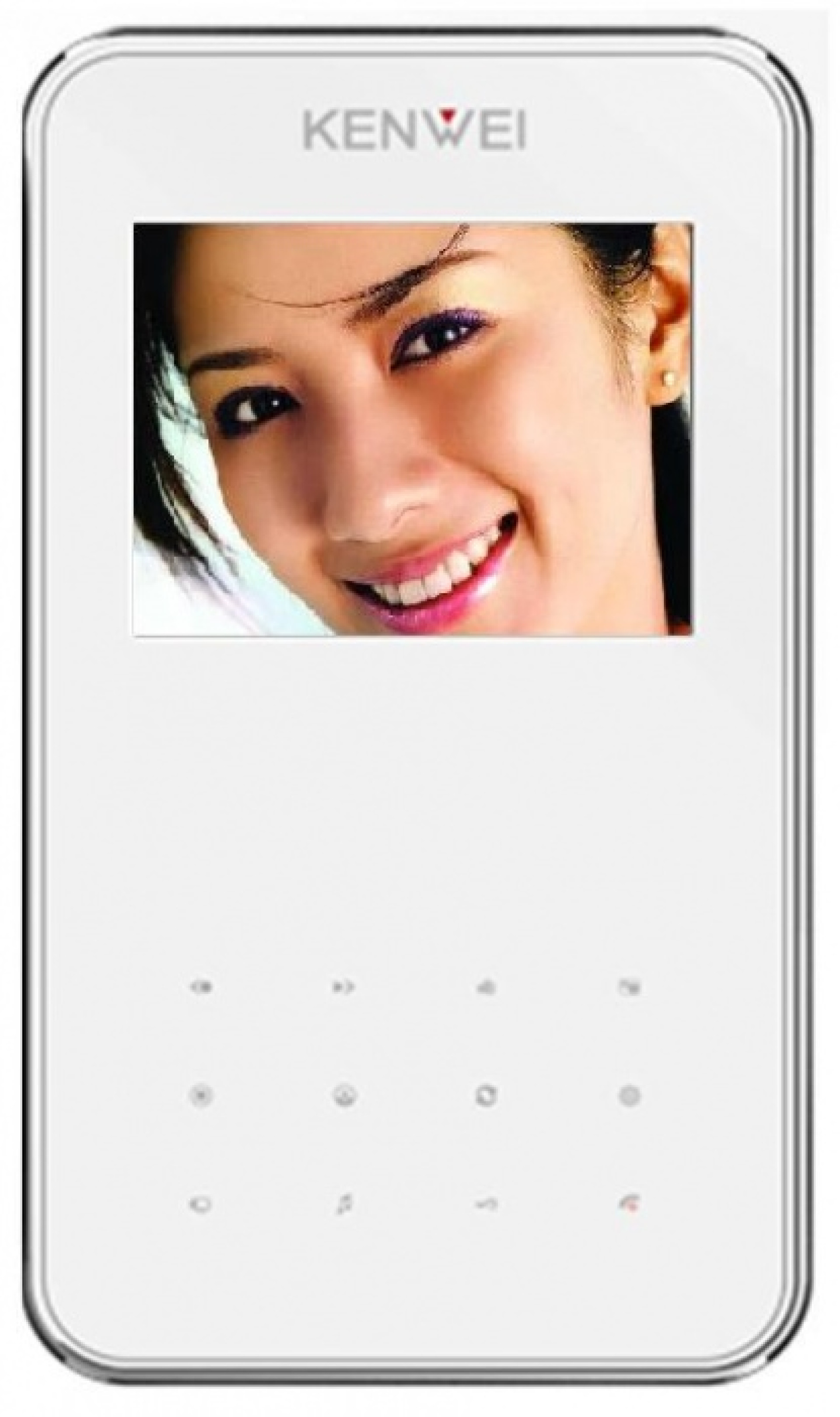 Video domofon Kenwei KW-S351C (s spominom ali brez) - bela notranja enota