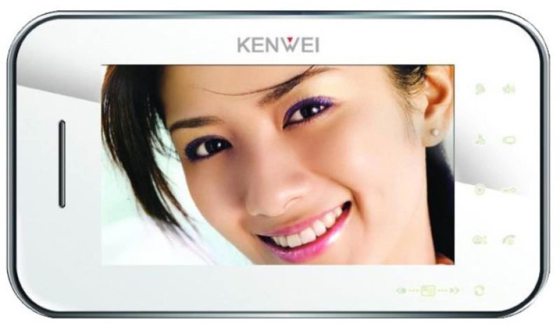 Video domofon Kenwei KW-S702C (s spominom ali brez) - bela notranja enota