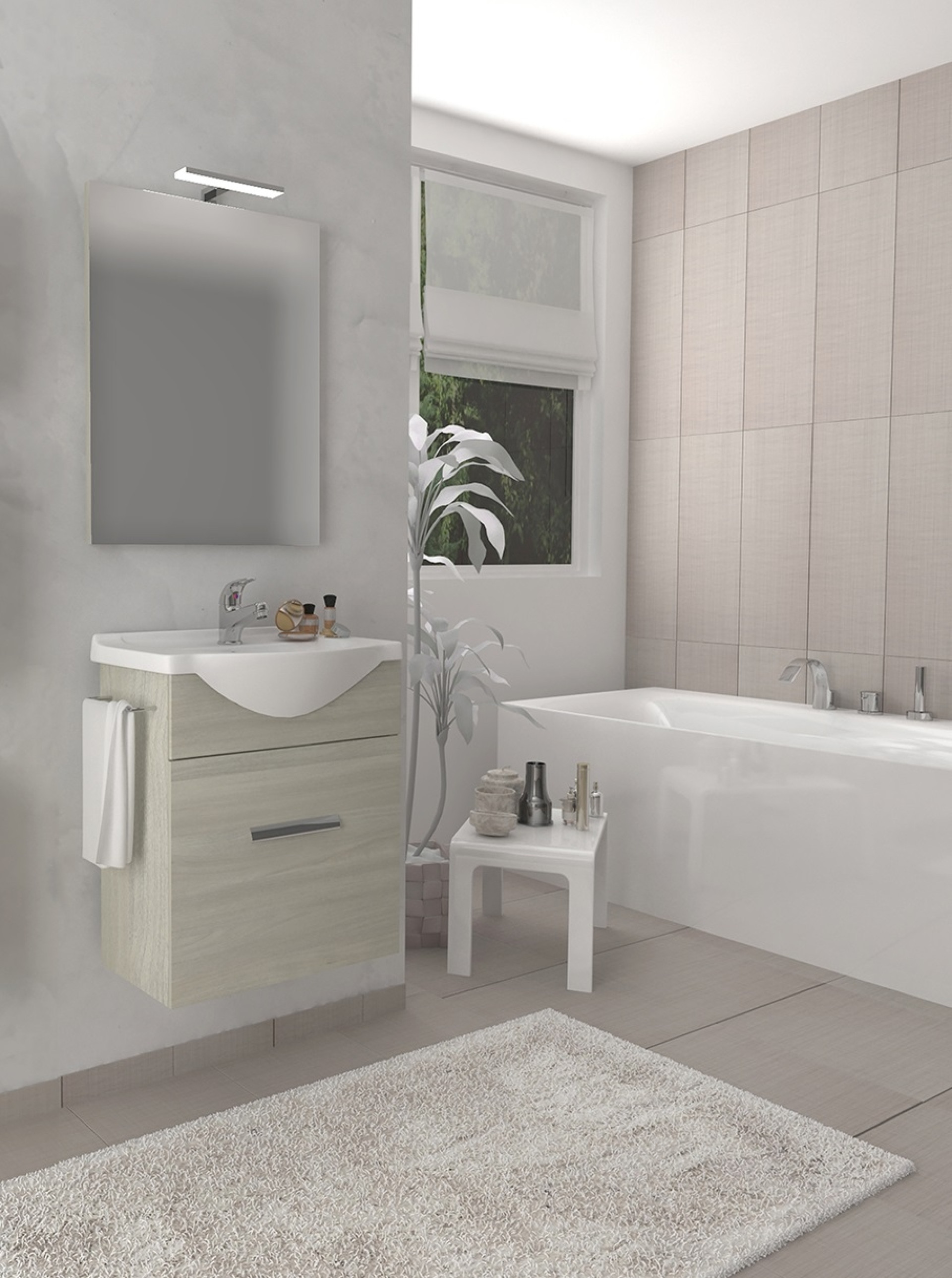 Kopalniški blok ZAFFIRO - več barv -Sivi hrast ZADNJI KOS