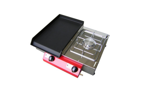 Plinski žar CAMPING 51K, FE plošča s kuhalnikom