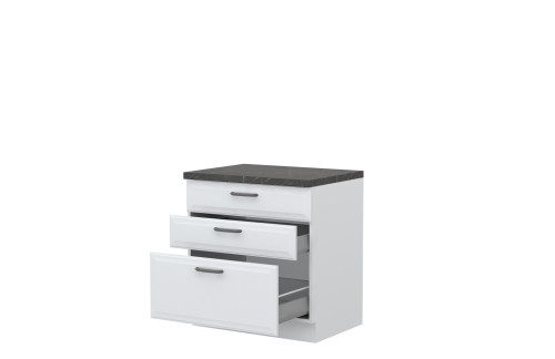 ELEMENT ZA KUHINJO EVIA R-80-3MBOX S TREMI KOVINSKIMI PREDALI
