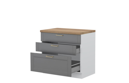  ELEMENT ZA KUHINJO TARA R-90-3MBOX S KOVINSKIMI PREDALI