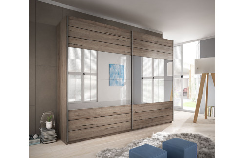 Garderobna omara Galant z drsnimi vrati (270 cm) 