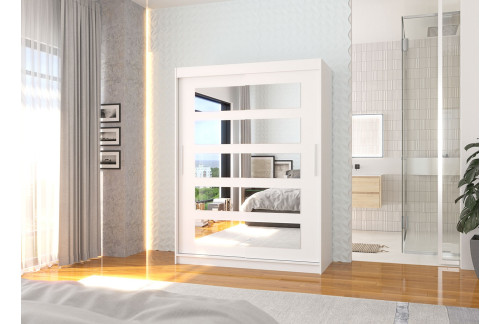 Garderobna omara z drsnimi vrati Murani (150 cm)