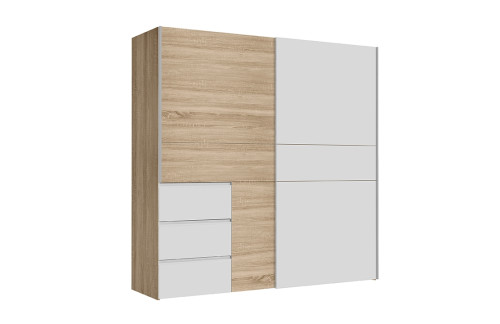 GARDEROBNA OMARA VIN HRAST + BELA