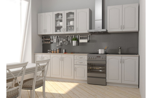 Kuhinja NIKA (260 cm) - Bela