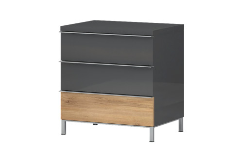 VELIKA NOČNA OMARICA KALLA ONYX 