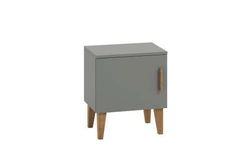 NOČNA OMARICA KELLY - SIVA