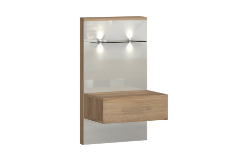 NOČNA OMARICA KALLA GALA NS1 Z OSVETLITVIJO