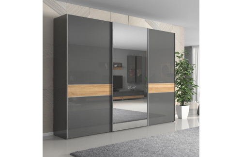 OMARA Z OGLEDALOM KALLA ONYX 280 CM