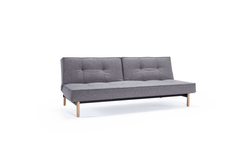 Kavč SPLITBACK SOFA BED s svetlo lesenimi nogicami