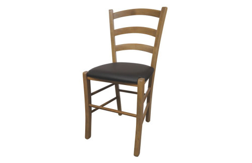 Stol Paesana-Hrast / rjava-Oblazinjeno sedišče - ZALOGA