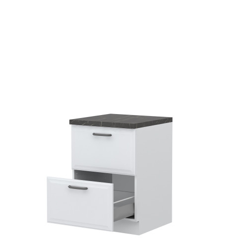 ELEMENT ZA KUHINJO EVIA R-60-2MBOX Z DVEMA KOVINSKIMA PREDALOMA