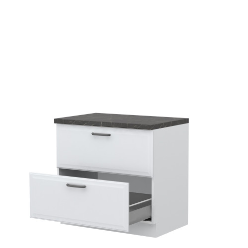 ELEMENT ZA KUHINJO EVIA R-90-2MBOX Z DVEMA KOVINSKIMA PREDALOMA