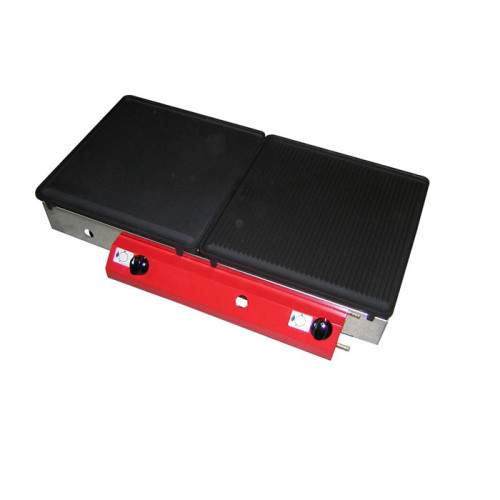 Plinski žar Gorenc, 80 x 40,LTŽ plošča, dva gorilnika, brez nog