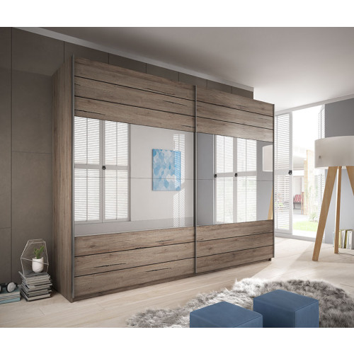 Garderobna omara Galant z drsnimi vrati (270 cm) 