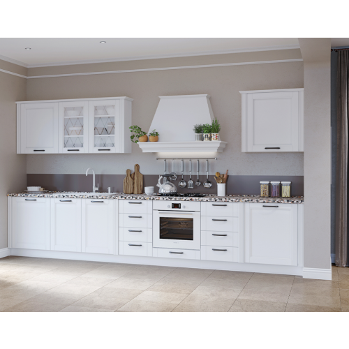 JELA KUHINJE PO MERI JElA KUHINJA TARA 380 CM - VEČ BARV - (TUDI PO MERI / NAROČILU)