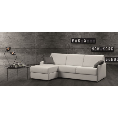 Usnjena večnamenska sedežna garnitura LERUSS z ležiščem