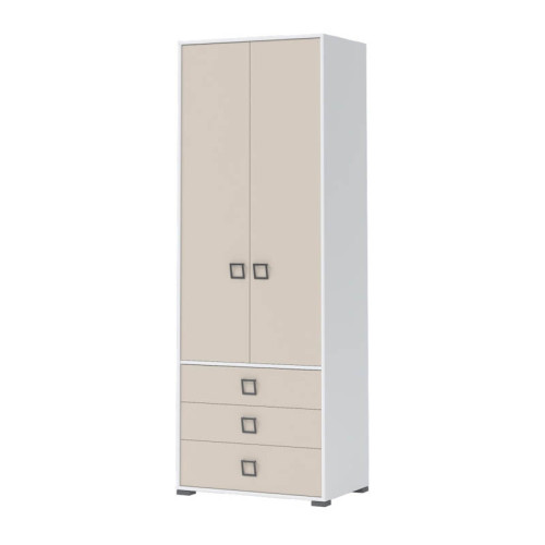 2-DELNA GARDEROBNA OMARA S PREDALI KIKI 198 cm (VEČ BARV)