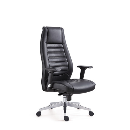 PISARNIŠKI STOL CLASS IZ PRAVEGA USNJA