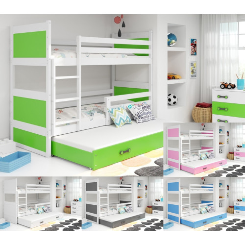 Pograd RICO 90x200 z dodatnim ležiščem - BELA (VEČ BARV)