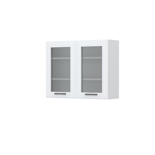 VISEČI ELEMENT ZA KUHINJO EVIA V7-90-2KS Z DVOJNMI STEKLENIMI VRATI